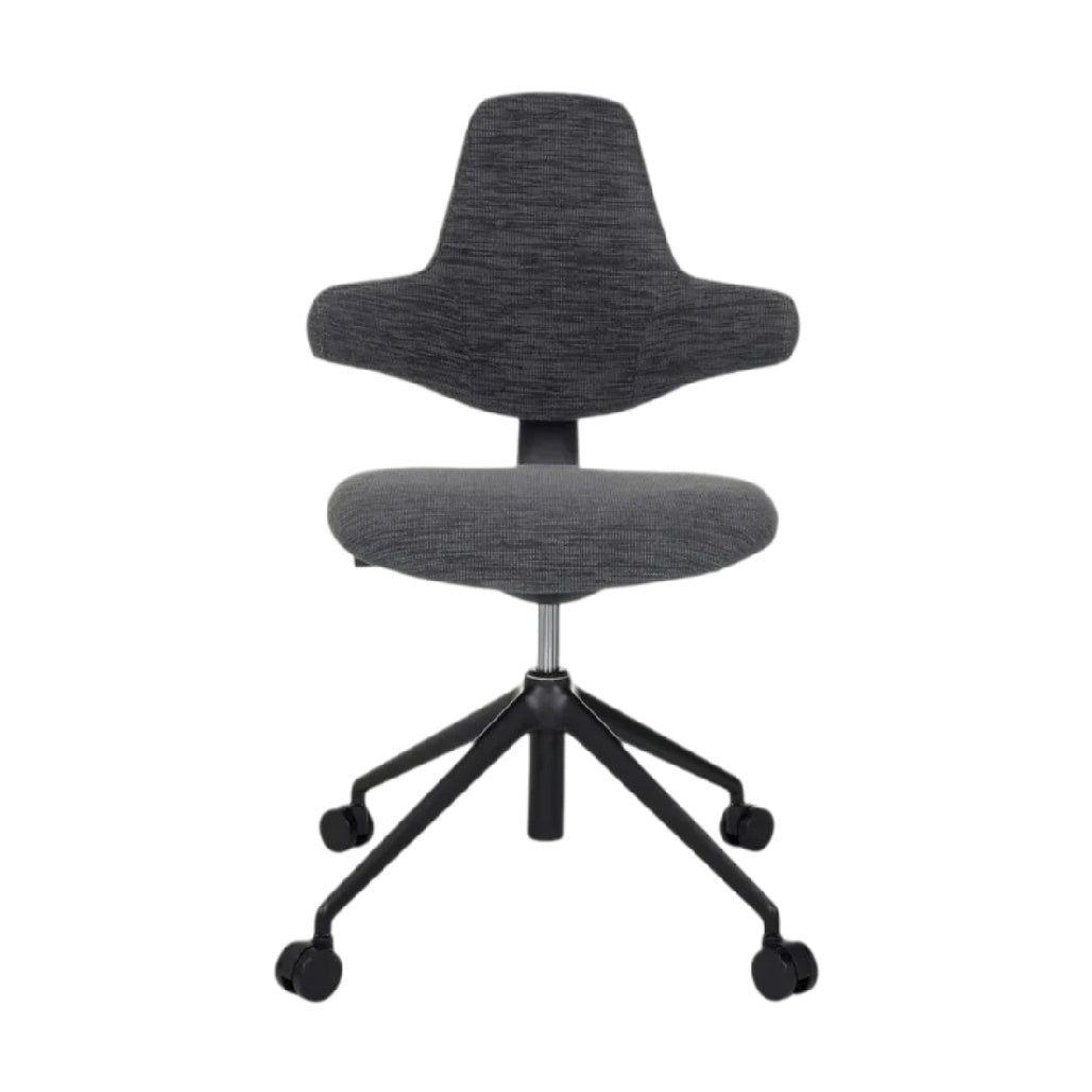 **Chaise de bureau ergonomique à roulettes avec dossier contemporain**