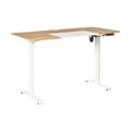 **Bureau Électrique Réglable en Hauteur en Bois et Métal**